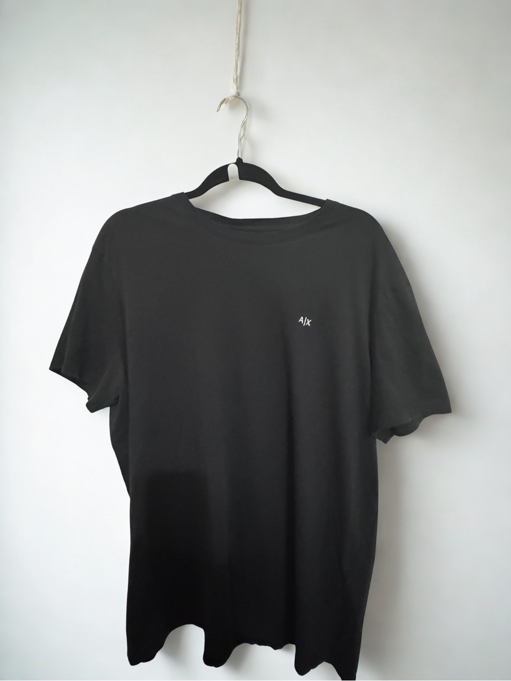 A/X Armani Exchange Men's Black Logo Crew Neck T-Shirt Slim fit